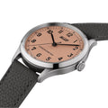 Heritage 1938 COSC 39mm - Salmon on Leather Strap