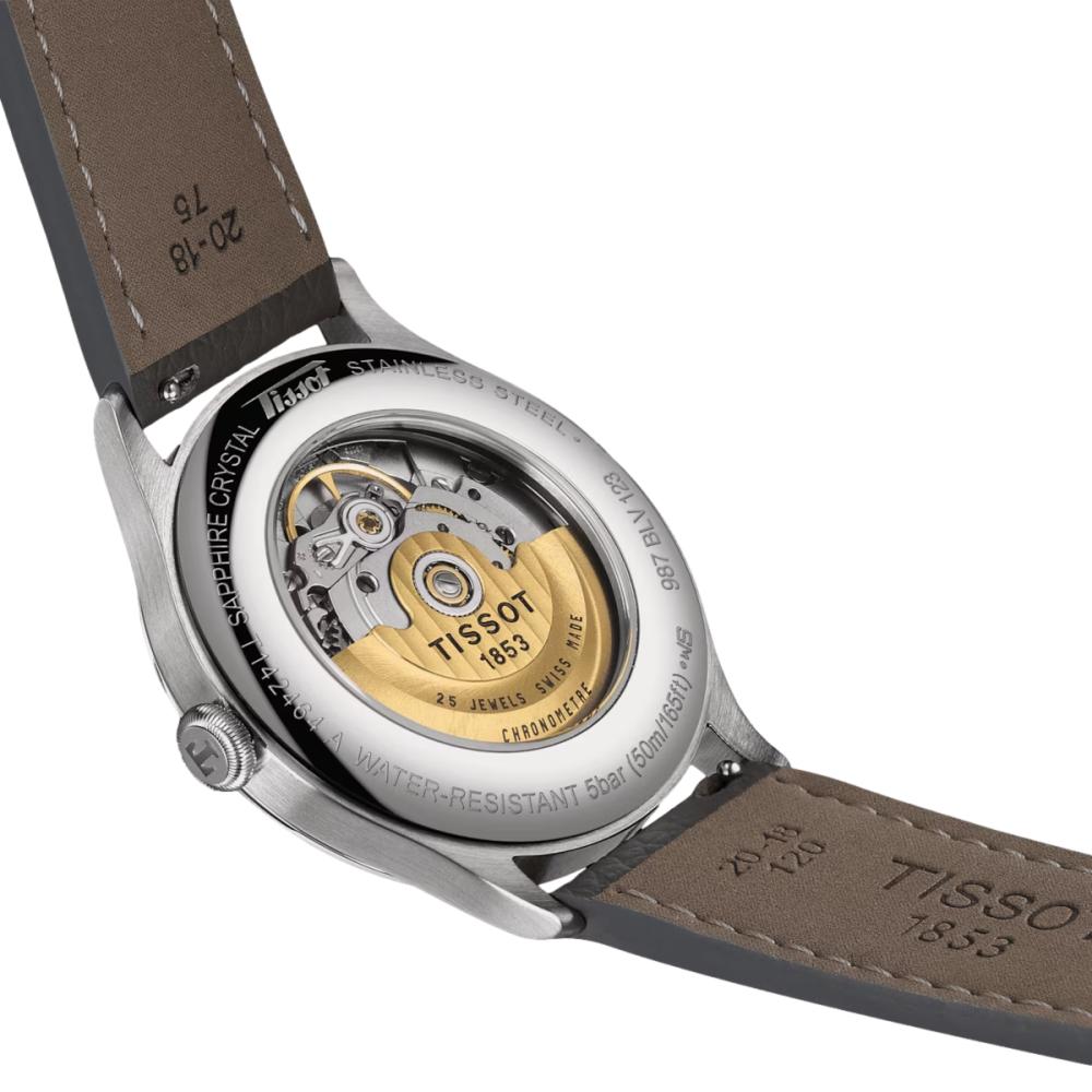 Heritage 1938 COSC Anthracite 39mm - Anthracite on Leather Strap