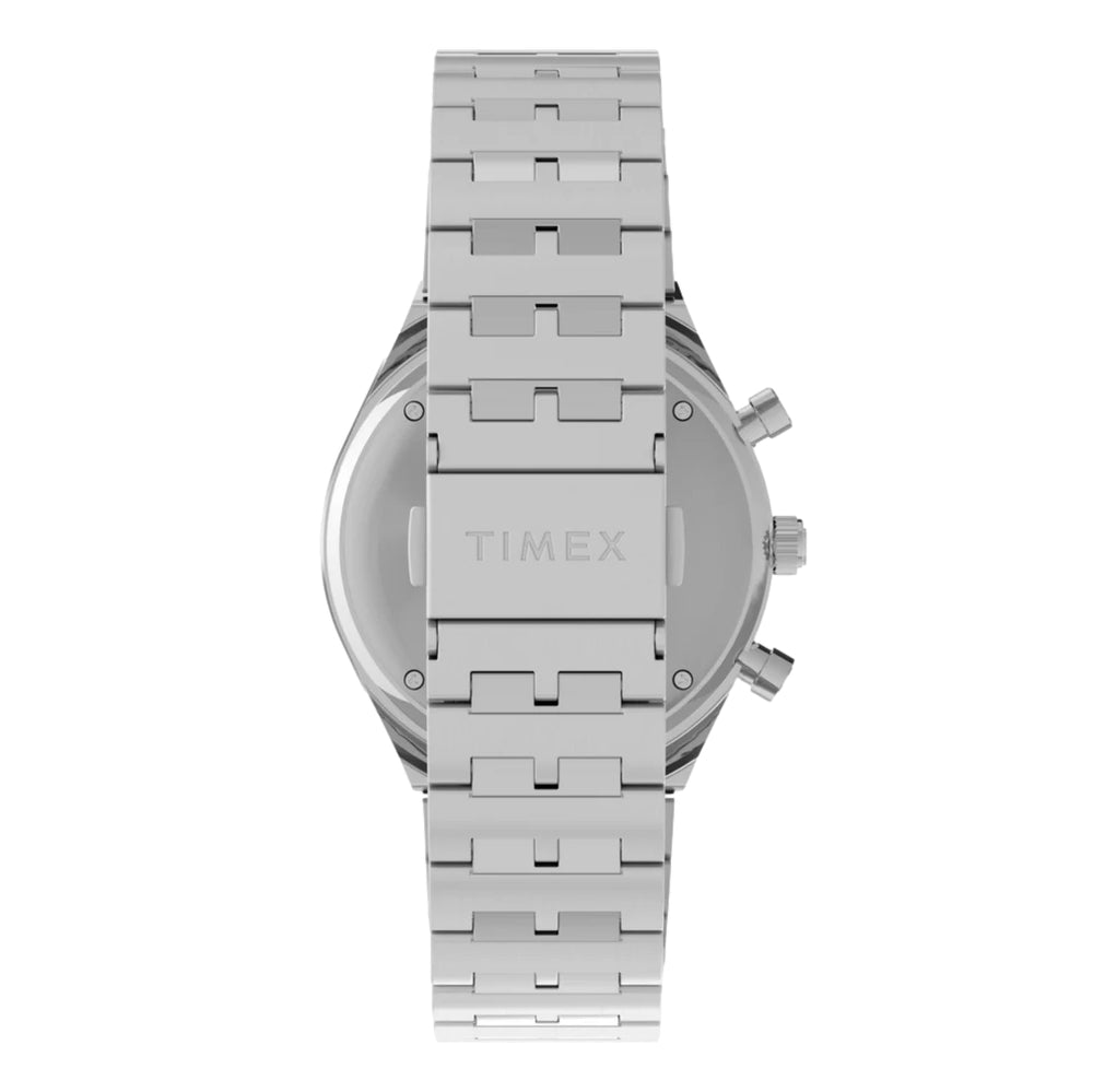 Q Timex Chronograph 40mm - Black on Bracelet