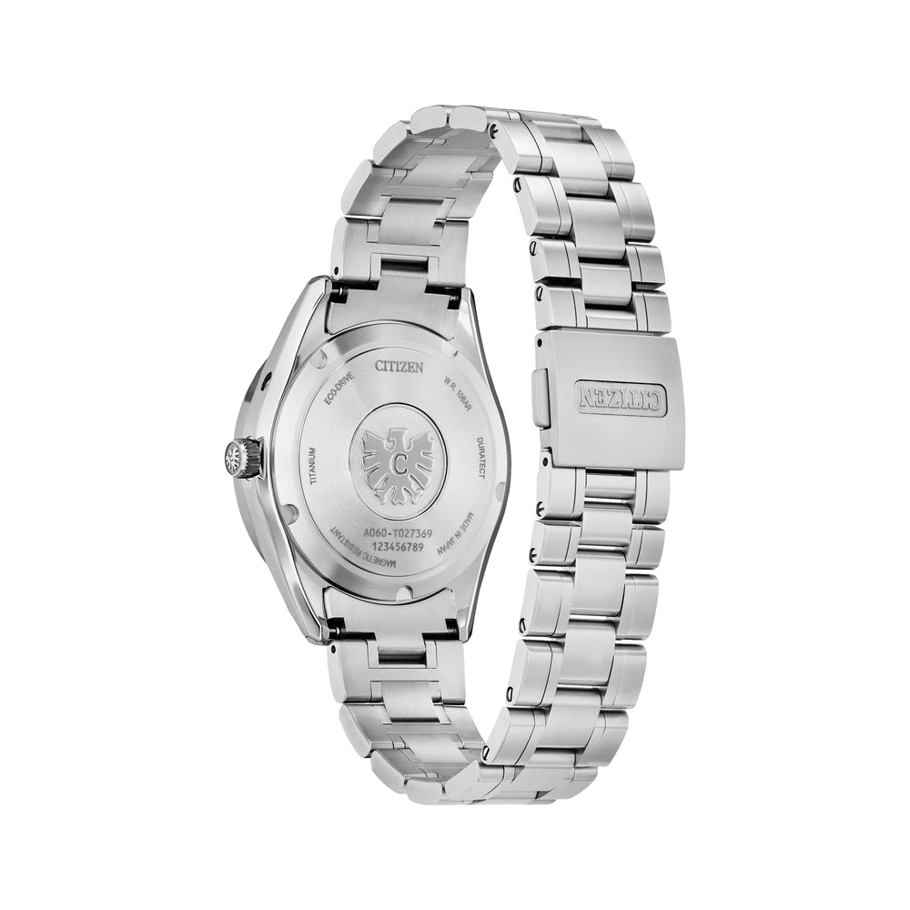 The CITIZEN Eco Titanium 38.3mm - Black on Bracelet