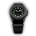 UC4 Modello Quattro U4 Classic 40mm - Black on Fabric Strap