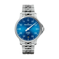 Unomat Medium Blue Dial 43mm on Stainless Steel Link Bracelet