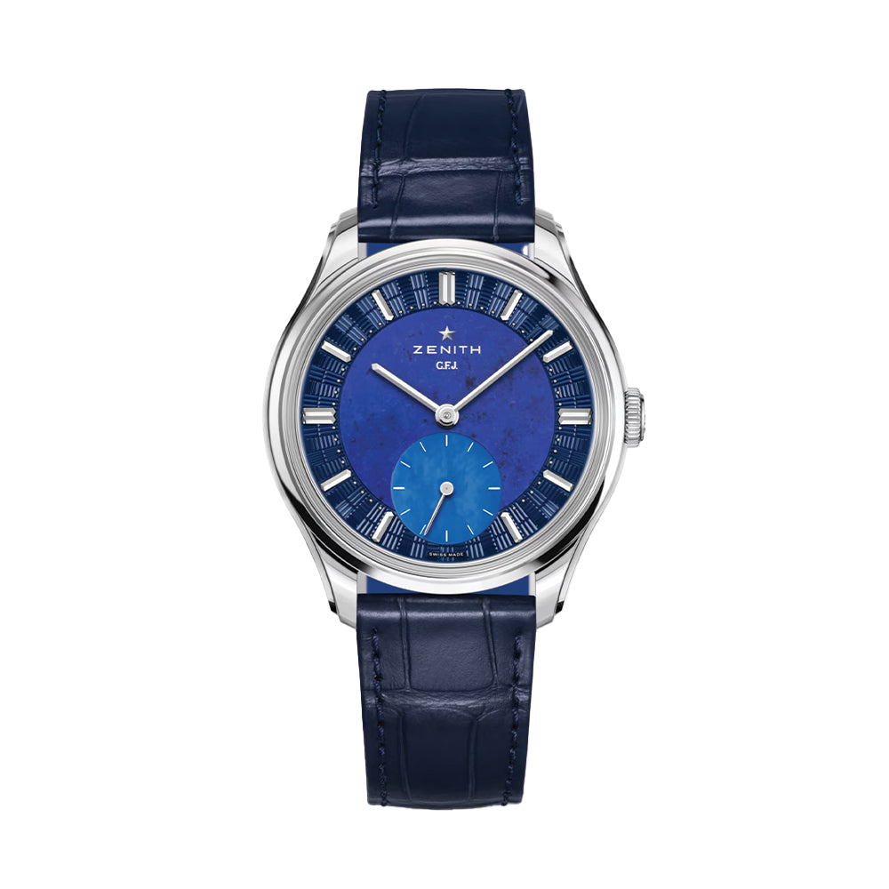 G.F.J. Exclusive Edition 160th Anniversary Caliber 135 Platinum 950 39.15mm - Blue Dial on 3 Strap Options