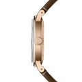 Millesime Men's Automatic Sector Dial 39.5mm - Silver on Leather Strap