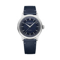 Millesime Men's Automatic Sector Dial 39.5mm - Blue on Leather Strap