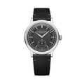 Millesime Men's Automatic Small Seconds Sector Dial 39.5mm - Anthracite on Leather Strap