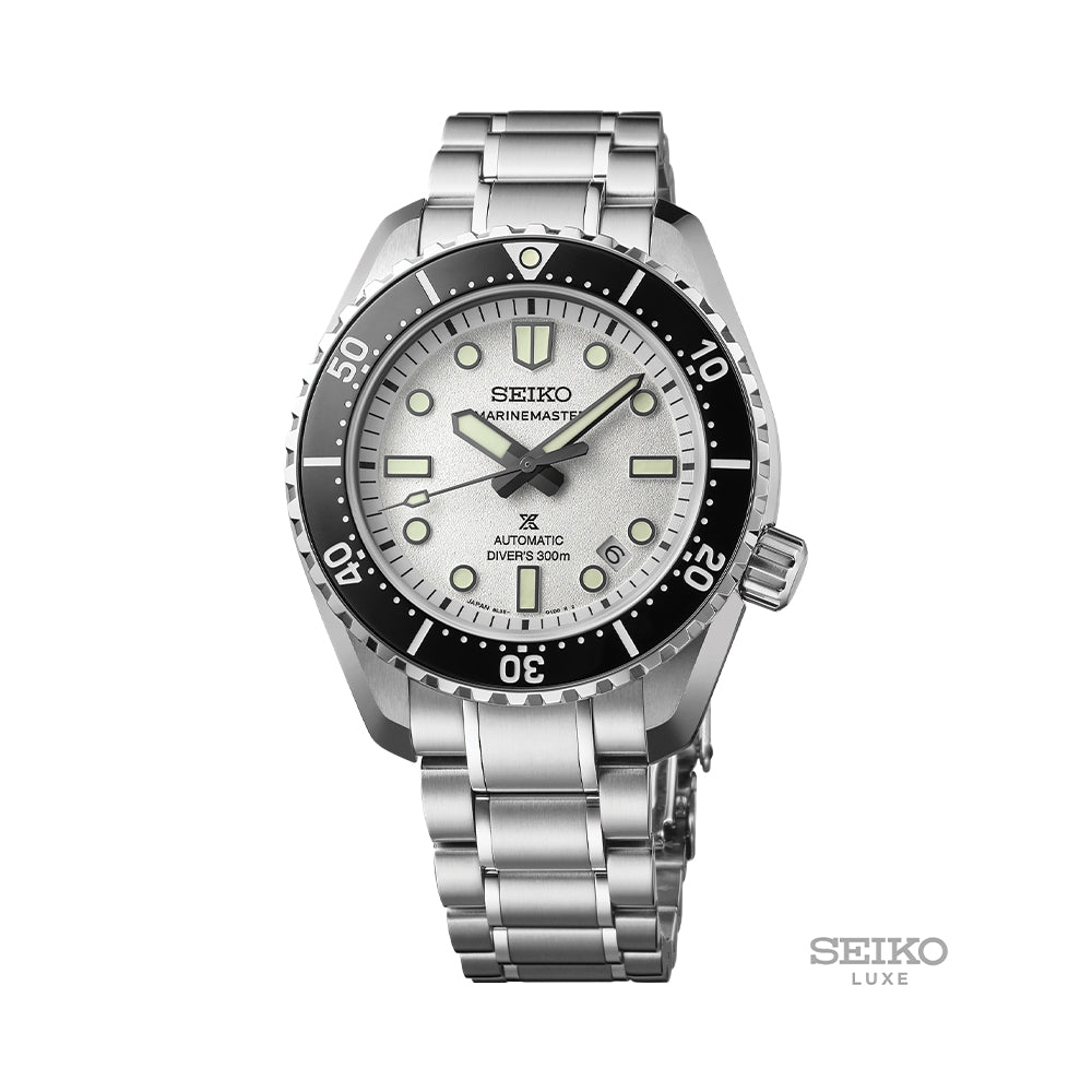 SLA077 Prospex Marinemaster 1968 Heritage Diver's Watch 42.6mm - White on Bracelet