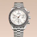 Speedmaster Chronograph Two-Tone 18K Moonshine™ Gold and Steel 38mm - Opaline Silvery on Bracelet