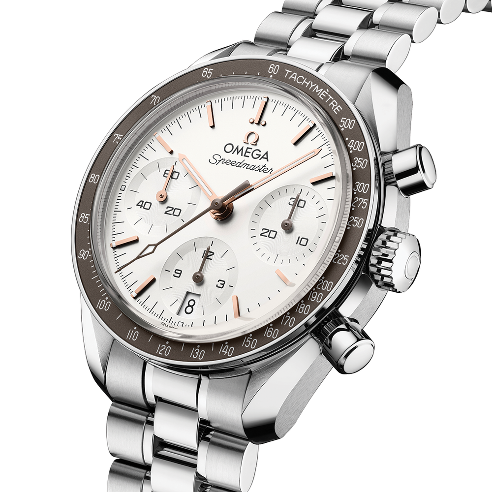 Speedmaster Chronograph 38mm - Opaline Silvery on Bracelet