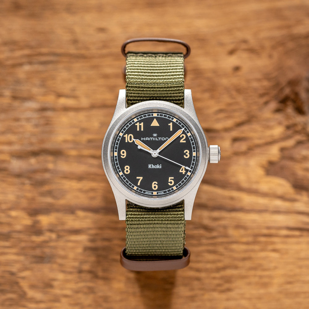 Khaki Field Quartz Black Dial, 33mm