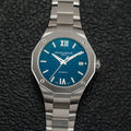Riviera 10679 Automatic Date 36mm - Blue on Bracelet