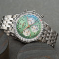 Navitimer B01 Chronograph 41mm - Mint Green on Leather Strap