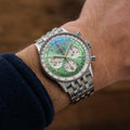 Navitimer B01 Chronograph 41mm - Mint Green on Leather Strap