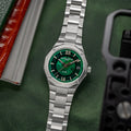 Riviera 10770 Baumatic 39mm - Green on Bracelet