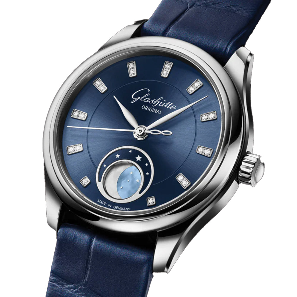 Serenade Luna Automatic 32.5mm - Blue on Bracelet