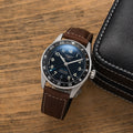 Spirit Zulu Time 39mm - Black on Leather Strap
