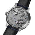 Senator Chronometer Manual Winding White Gold 42mm - Silver on Leather Strap
