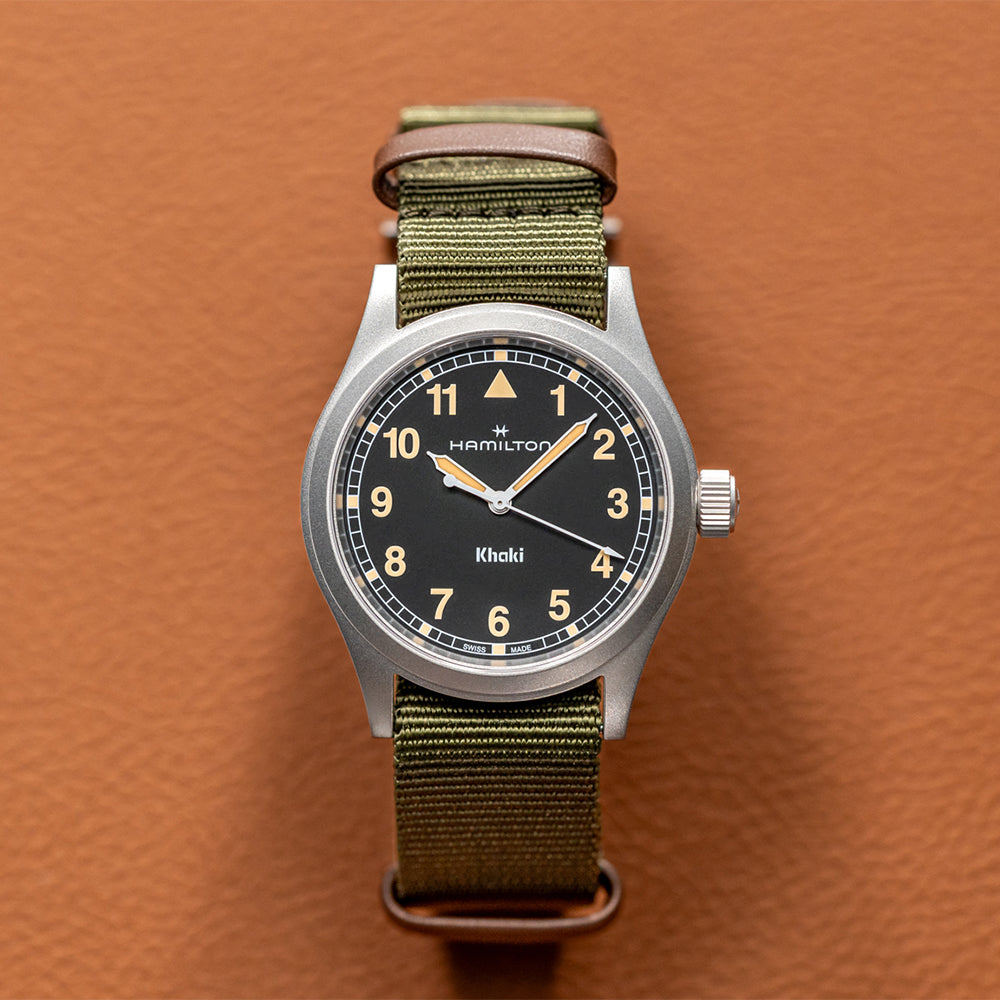 Khaki Field Quartz Black Dial, 38mm