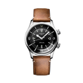 Legend Diver 39mm - Black on Leather Strap