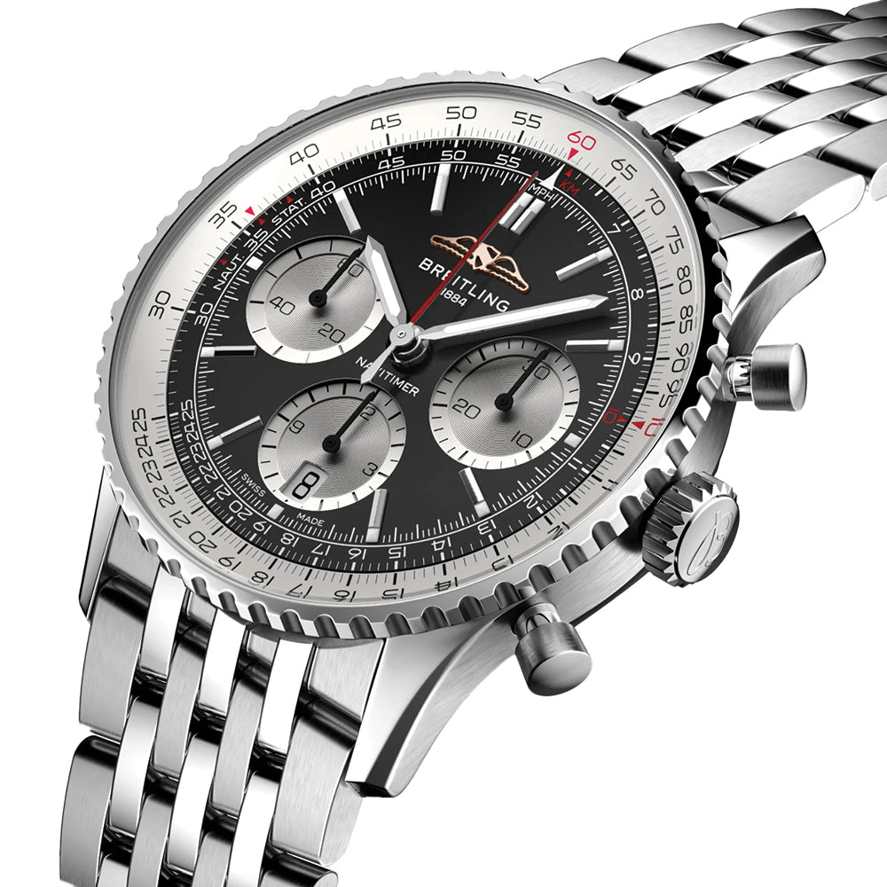 Navitimer B01 Chronograph 41mm - Black on Bracelet