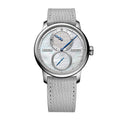 Louis Erard x KUDOKE Le Régulateur 42mm - White, Mother-of-Pearl on Leather Strap