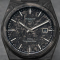 PRX Carbon Powermatic 80 40mm - Black on Rubber Strap