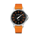 Unomat Automatic 43mm - Black on Orange Rubber Strap