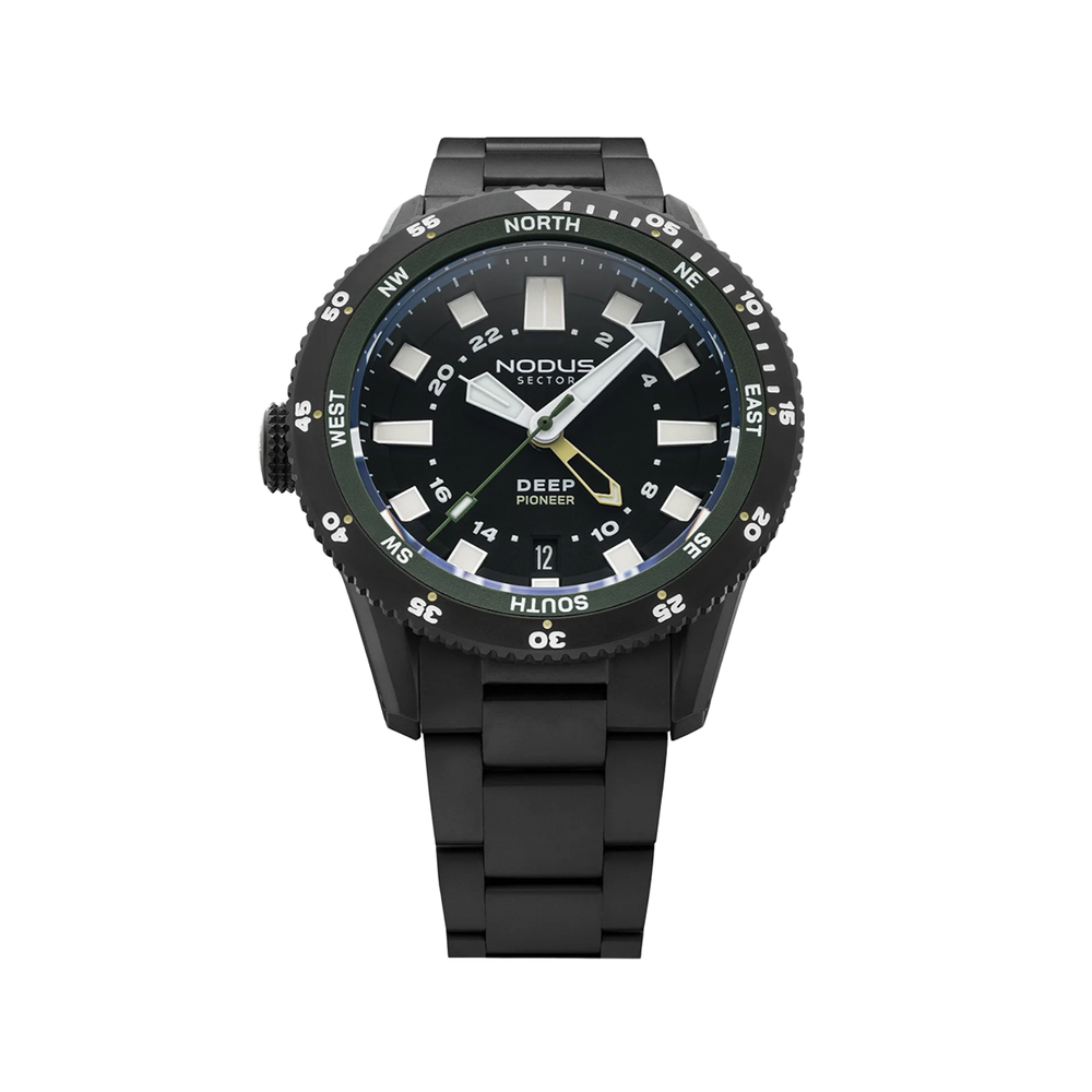 Sector Deep Pioneer NVG Black DLC 38mm - Black on Bracelet