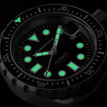 OSAR-D Automatic with Date 41mm - Black on Rubber Strap
