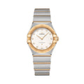 Constellation Quartz Yellow Gold and Steel 28mm - White on Bracelet