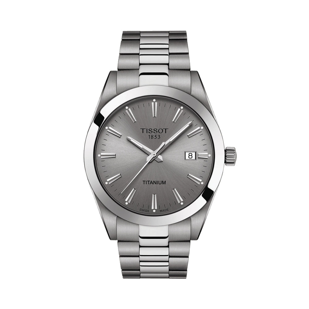 Gentleman Quartz Titanium 40mm - Grey on Bracelet