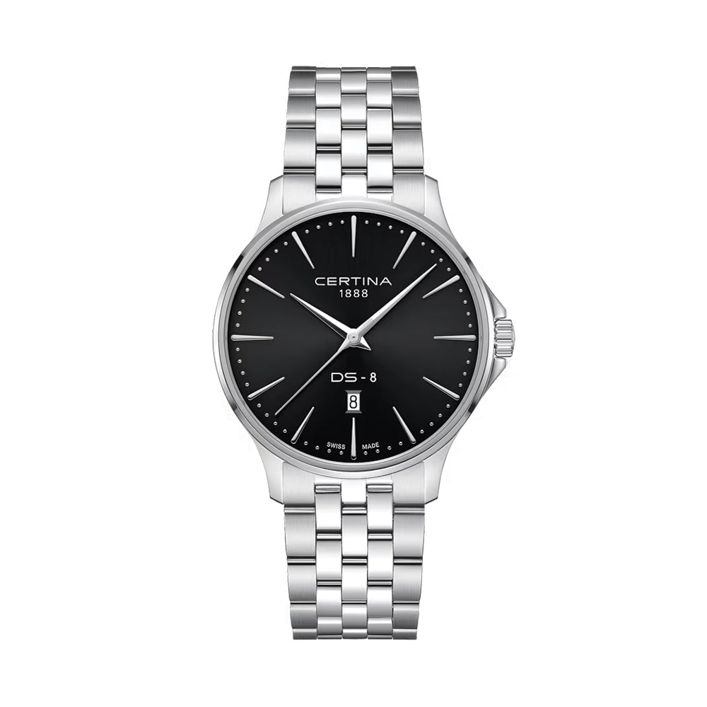 DS-8 Gent Quartz 40mm - Black on Bracelet