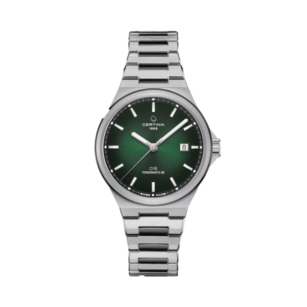 DS-7 Powermatic 80 39mm - Green on Bracelet