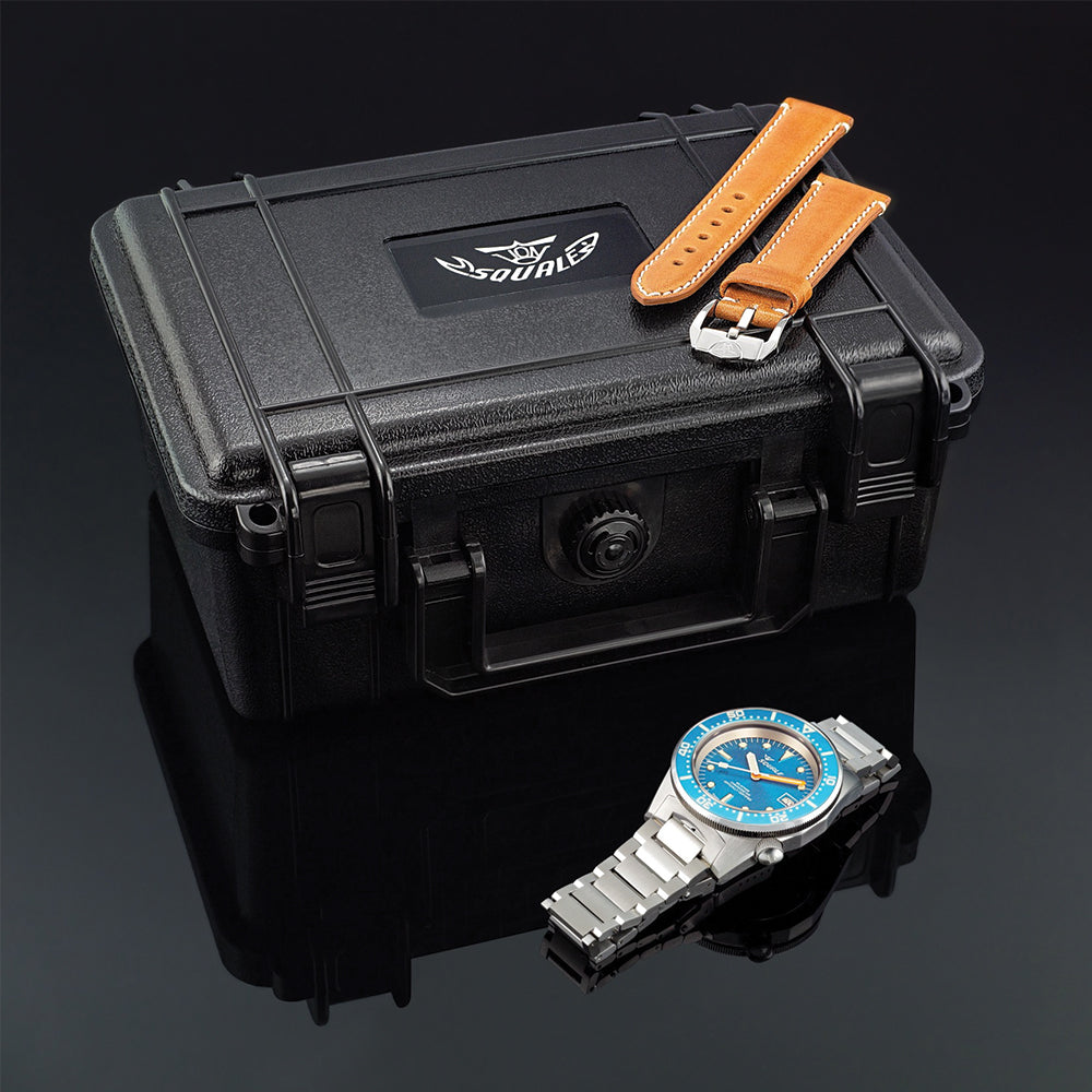 1521 Ocean COSC Certified 42mm - Blue on Bracelet and Leather Strap
