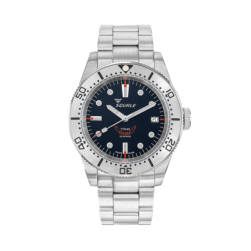 1545 Steel 40mm - Black on Bracelet