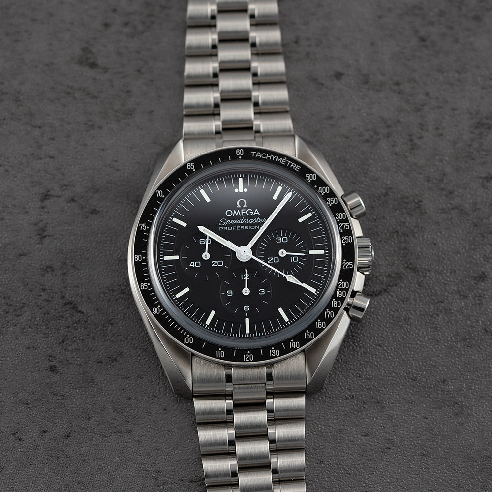 Speedmaster Moonwatch Professional Co‑Axial Master Chronometer 42mm - Black on Bracelet