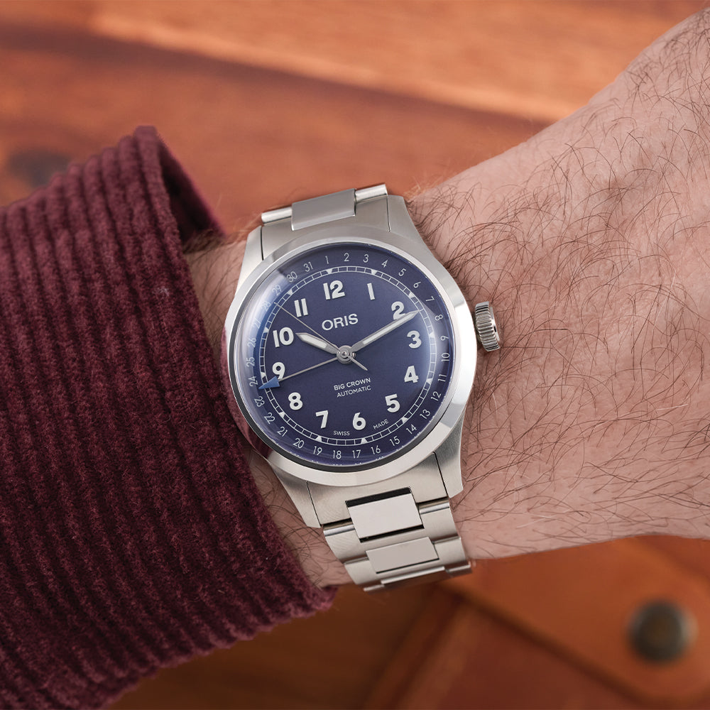Big Crown Pointer Date 40mm - Lilac on Bracelet