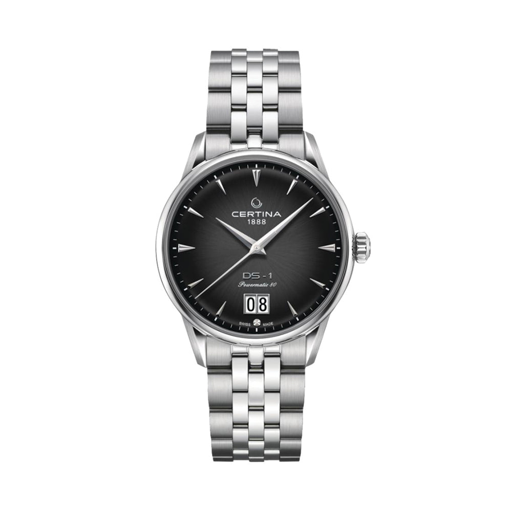 DS-1 Big Date 41mm - Black on Bracelet