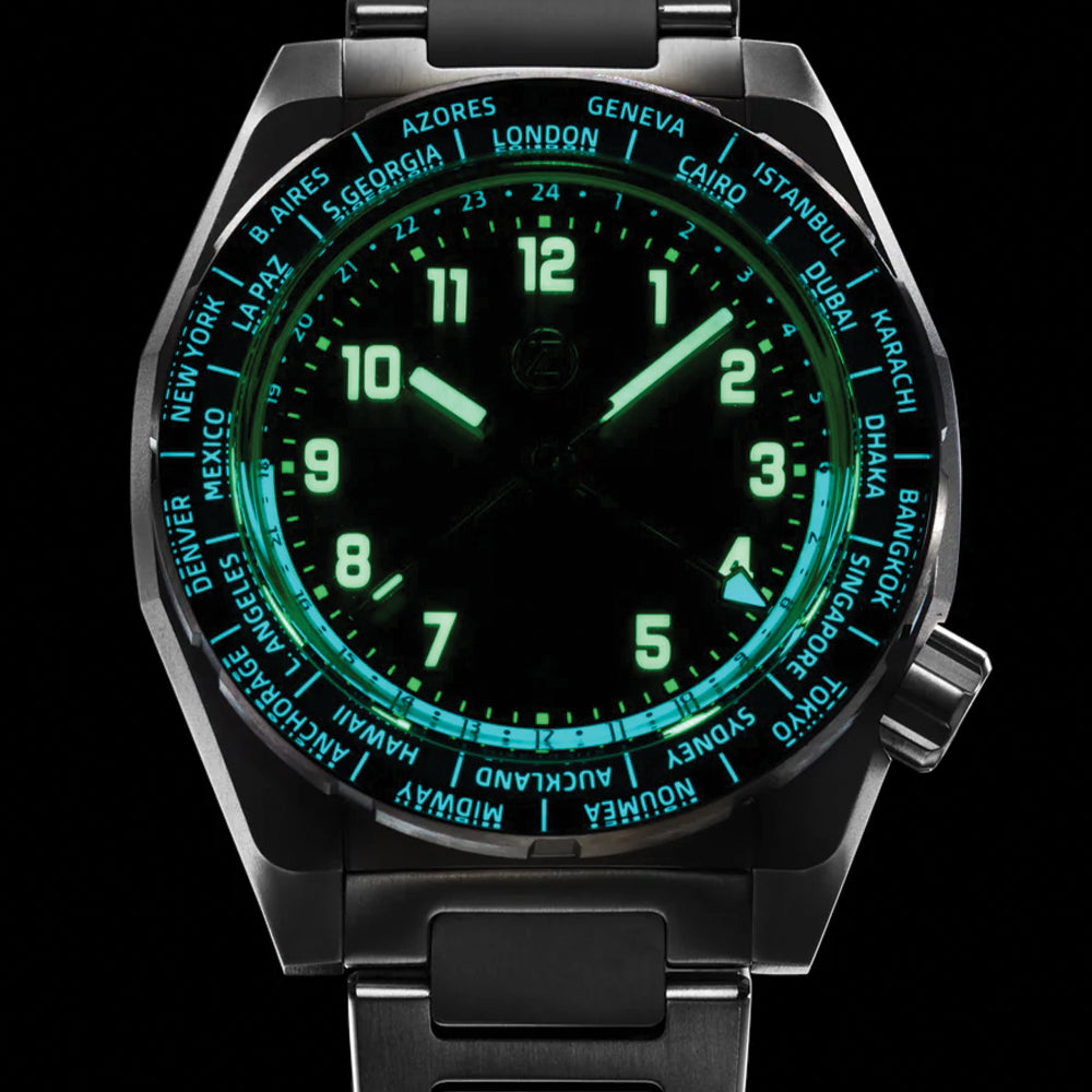 Thresher Titanium 41mm - Burgundy on Bracelet