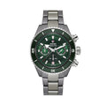 Captain Cook Automatic Chronograph 43mm - Green on Bracelet