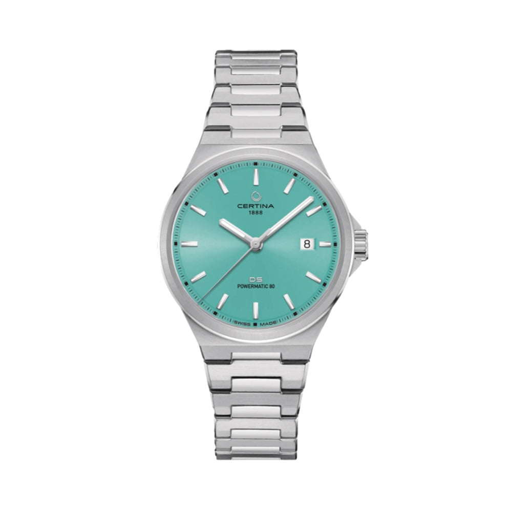 DS-7 Powermatic 80 39mm - Light Blue on Bracelet