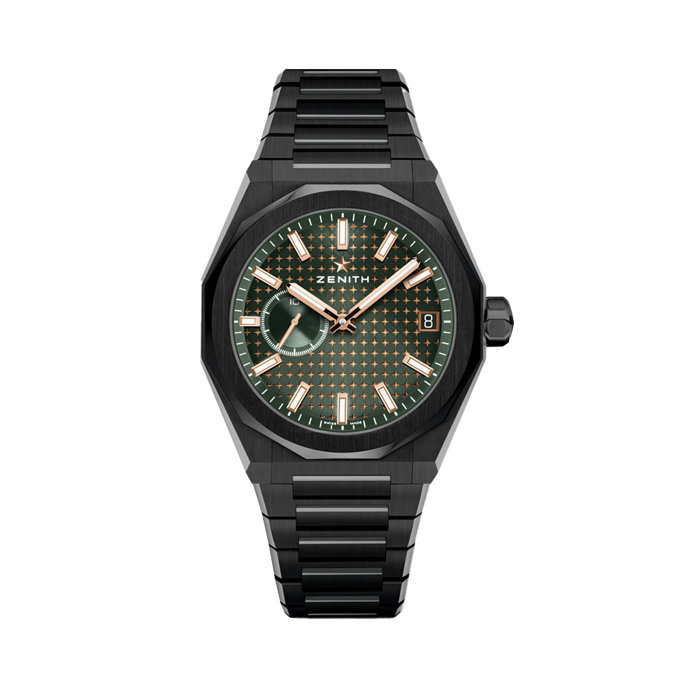 Defy Skyline Americas Limited Edition 41mm - Green on Bracelet