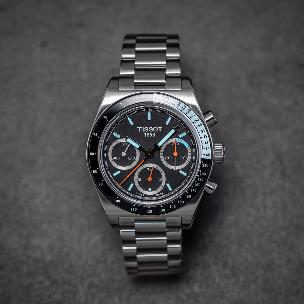 PR516 Mechanical Chronograph 41mm - Black on Bracelet