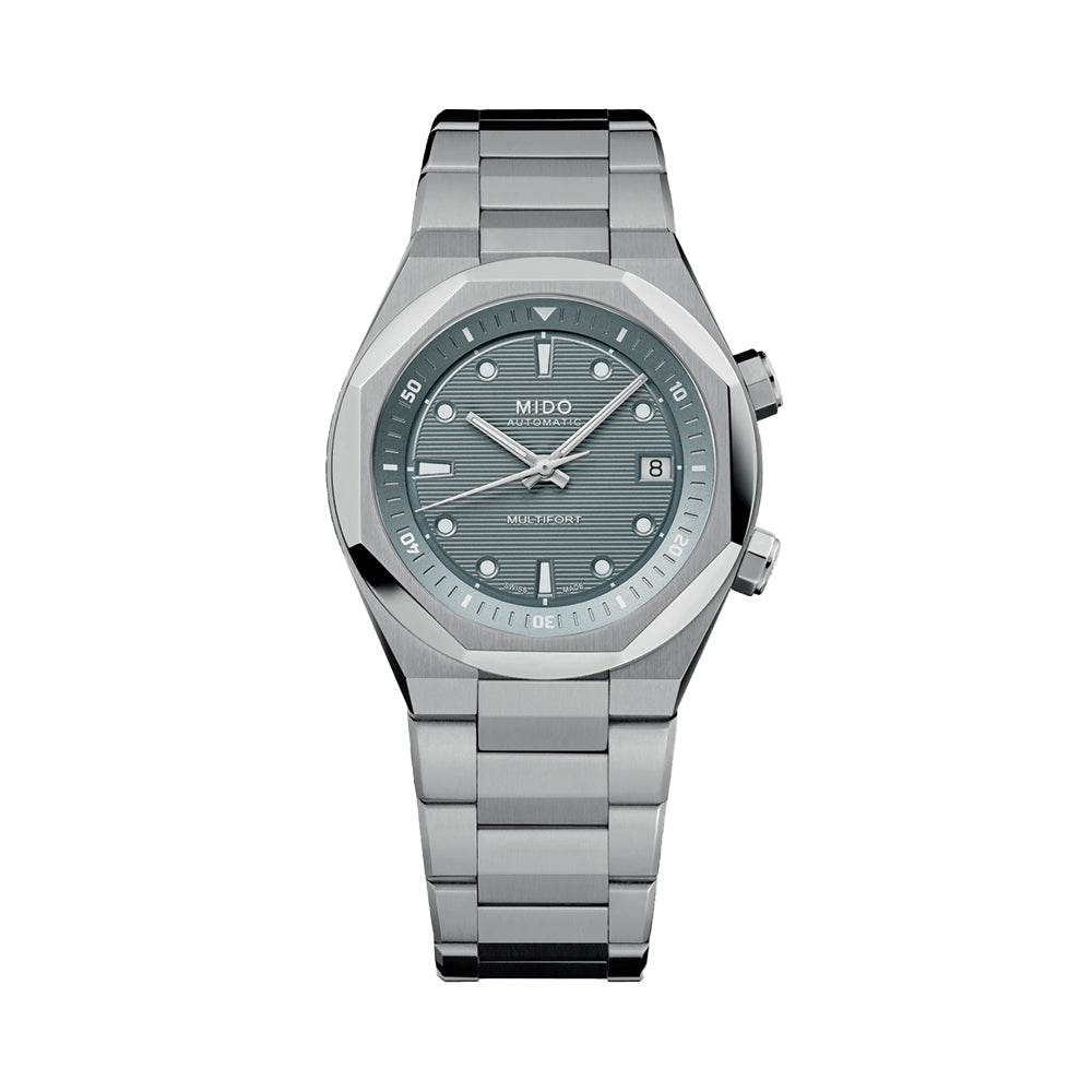 Multifort 8 Two Crowns Automatic 40mm - Grey on Bracelet