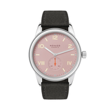 Club Campus Steel Back 38.5mm - Rose on Leather Strap