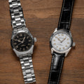 Khaki Field Murph 38mm - White on Leather Strap