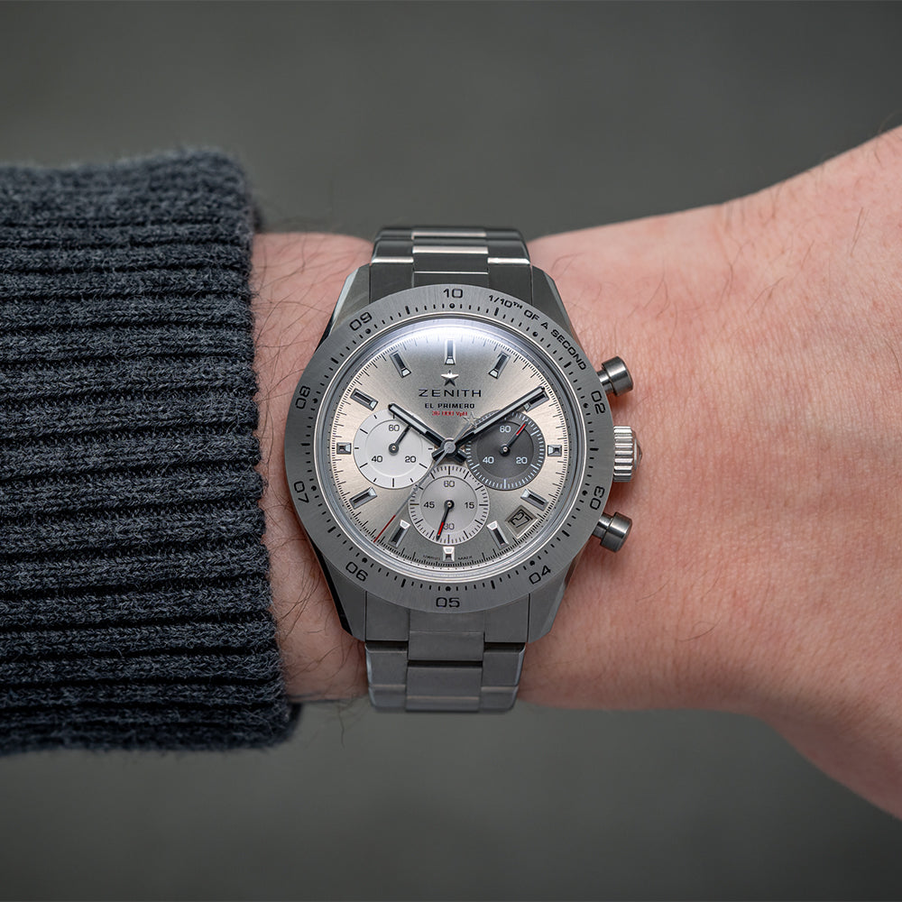 Chronomaster Sport Titanium 41mm - Silver on Bracelet