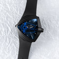 Ventura XXL Bright Dune Limited Edition Quartz Black PVD 52mm x 48mm - Black on Rubber Strap