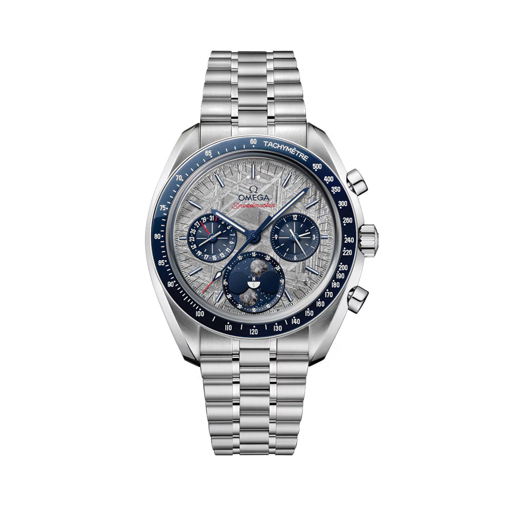 Speedmaster Moonphase Meteorite Co-Axial Master Chronometer 43mm - Galvanic Grey on Bracelet