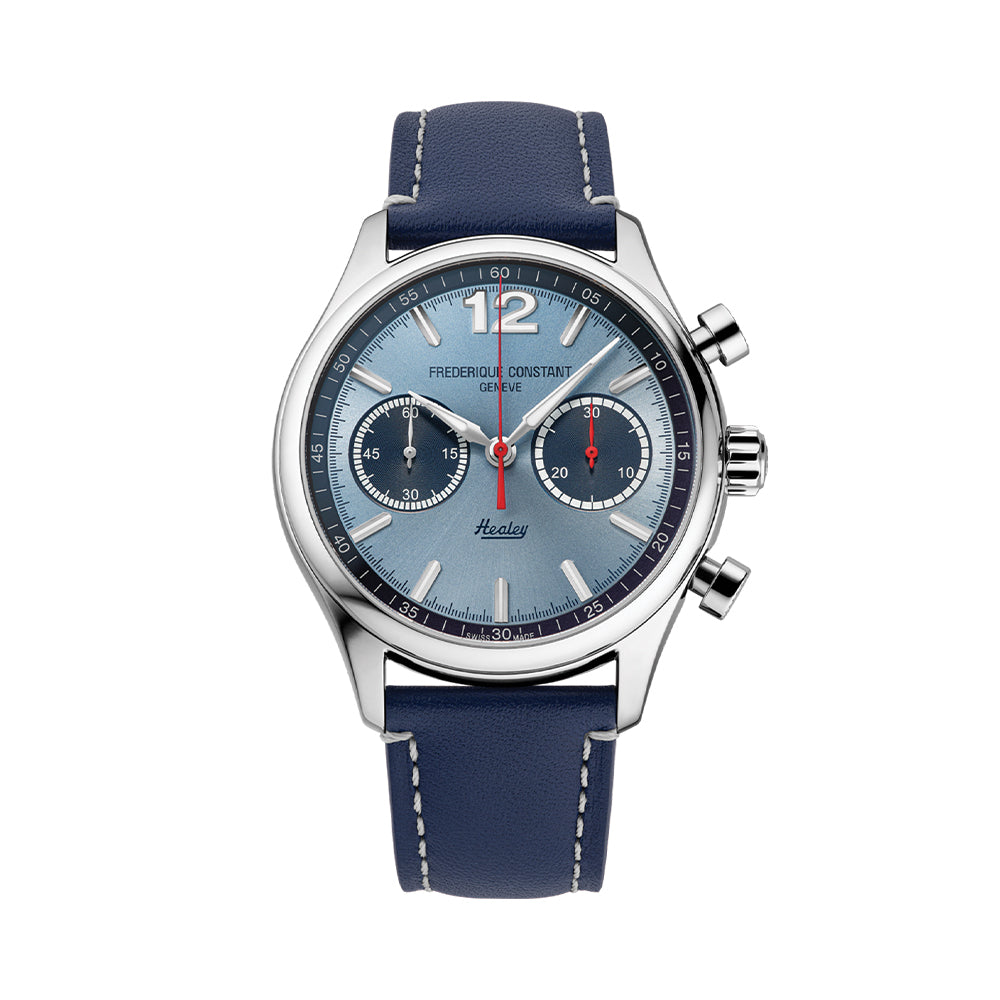 Classics Vintage Rally Healey Automatic Chronograph Limited Edition 42mm - Blue on Leather Strap
